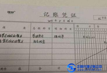 記賬憑證